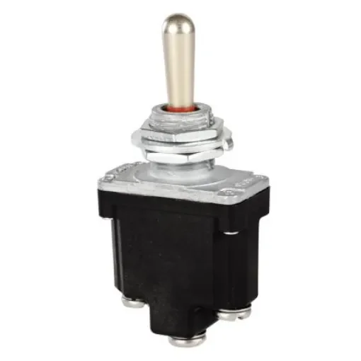 Honeywell Toggle Switch, Panel Mount, On-Off-On, SPDT, Screw Terminal, 250 V ac, 277 V ac - 1NT1-1 product image