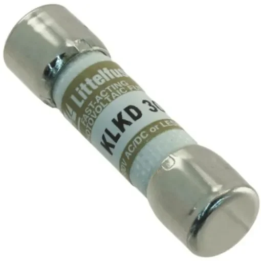Littelfuse 30A F Melamine Cartridge Fuse, 10 x 38mm - KLKD030.T product image