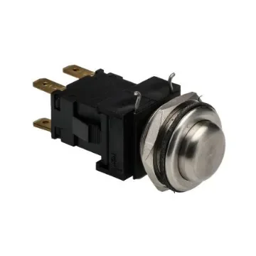 Arcolectric (Bulgin) Ltd 8300 Series Push Button Switch, Latching, Panel Mount, 19.2mm Cutout, DPDT, 250V ac, IP66 - H8350RPAAA product image