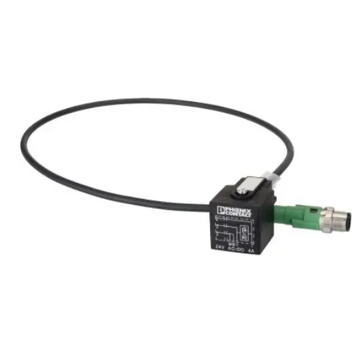 Phoenix Contact Straight Male 3 way M12 to DIN 43650 Form A Sensor Actuator Cable, 600mm - 1434895 product image