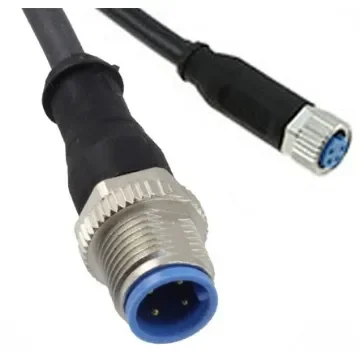 TE Connectivity Straight Female 4 way M8 to Straight Male 4 way M12 Sensor Actuator Cable, 1.5m - 1-2273111-4 product image