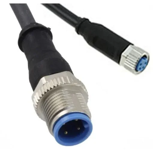 TE Connectivity Straight Female 4 way M8 to Straight Male 4 way M12 Sensor Actuator Cable, 1.5m - 1-2273111-4 product image