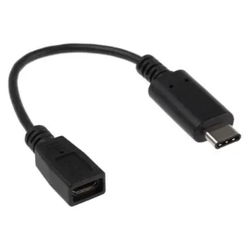 RS PRO USB 3.1, Male USB C to Female Micro USB B, 150mm - 8950506 product image