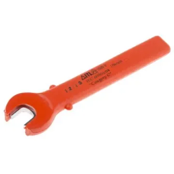 ITL Insulated Tools Ltd Open Ended Spanner, 10mm, Metric, 180 mm Overall, VDE/1000V - 9111187 product image