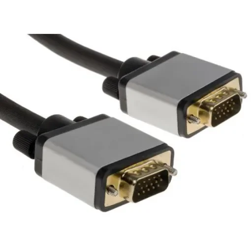 RS PRO Male SVGA to Male SVGA Cable, 3m Black - 9135023 product image