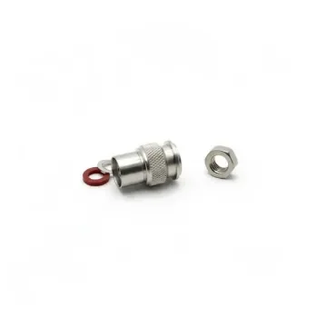 TNC Male Solder Connector for RG58 Cable - Waterproof RF Connector for Marine Systems product image