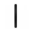 1U Black Steel Rack Panel for Maritime Cabinets - Blank Filler Plate 19 Inch product image