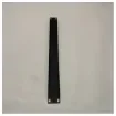 1U Black Steel Rack Panel for Maritime Cabinets - Blank Filler Plate 19 Inch product image