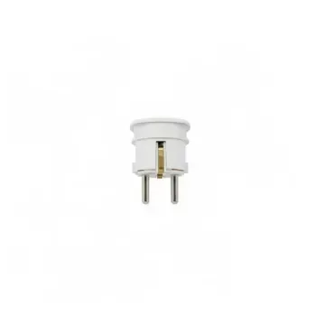 Universal 2-Pin Male Plug with Earth, 250V, Marine Grade, Durable, Compact Design product image