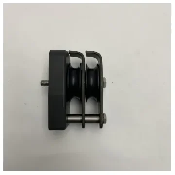 Number Marine Grade 691252 Pulley Block with Dual Plastic Sheaves for Durable Use for T-track product image