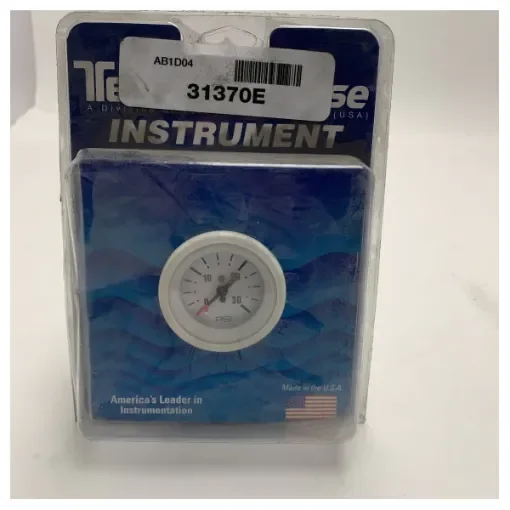 Teleflex 31370E Water Pressure Gauge Kit for Outboard Motors - White Dial, 30 PSI product image