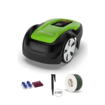 Optimow M Robotic Lawn Mower Pack - for 500m2 - 100m Wire, 100 Pegs and Connectors product image