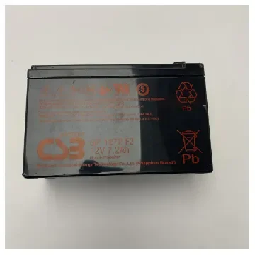 CSB Lead Battery GP1272/CSB 7-12 F2 12V 7Ah Faston 6.3mm product image