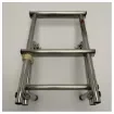 Nautinox 2037 Durable Stainless Steel Marine Bathing Ladder - Safe, Foldable & Non-Slip for Boats product image