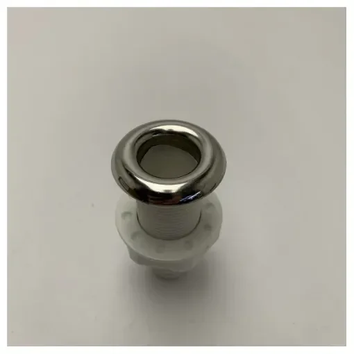 New Rade Thru-Hull w/Inox Flange 3/4' inch with HoseBarb �19mm - L.82mm product image