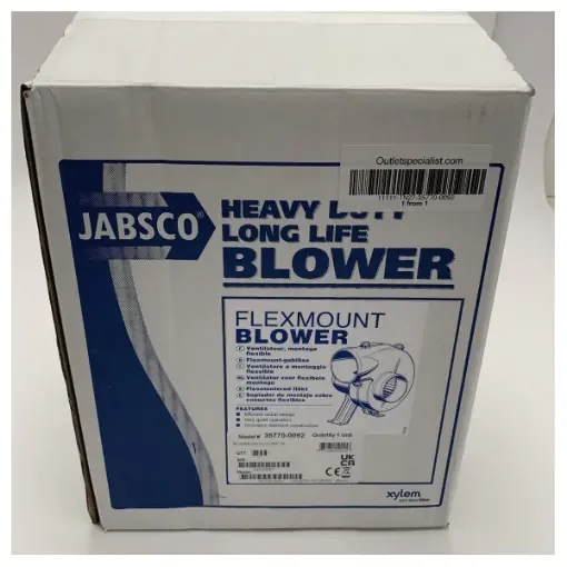 Jabsco 35770-0092 12V High performance blower for flex mounting 100 mm - 7.1M3/m product image