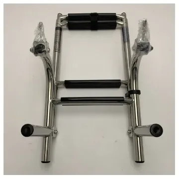 Foldable 4-Step Marine Boat Ladder Stainless Steel 304 with Non-Slip Rubber Steps product image