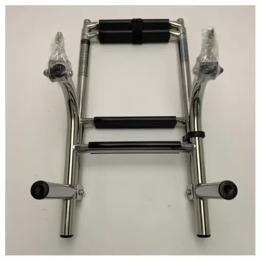 Foldable 4-Step Marine Boat Ladder Stainless Steel 304 with Non-Slip Rubber Steps product image