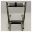 Foldable 4-Step Marine Boat Ladder Stainless Steel 304 with Non-Slip Rubber Steps product image