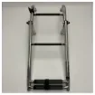 Foldable 4-Step Marine Boat Ladder Stainless Steel 304 with Non-Slip Rubber Steps product image