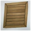 UD7520 Teak Marine Access Hatch Port Side product image