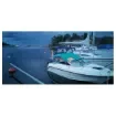 Uttern Green Canvas Boat Cover 5500DC Waterproof UV Resistant with Clear Window product image