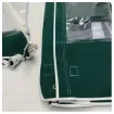 Uttern Green Canvas Boat Cover 5500DC Waterproof UV Resistant with Clear Window product image