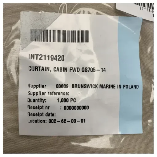 Quicksilver Activ 705 Forward Cabin Curtain Beige - 2119420 product image