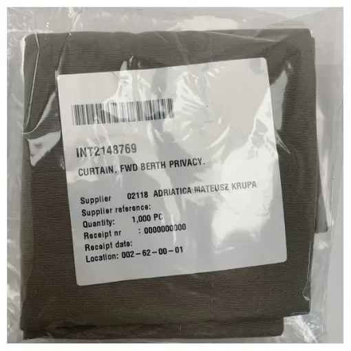 Quicksilver 855 SunDeck and Uttern D77 forward berth privacy curtain - 2148769 product image