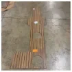 Uttern S49 Marine Teak Laminated Cockpit Floorboard - 875188 product image
