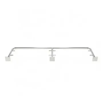 Ryck fixed stainless steel backrest rail - MET1576 product image