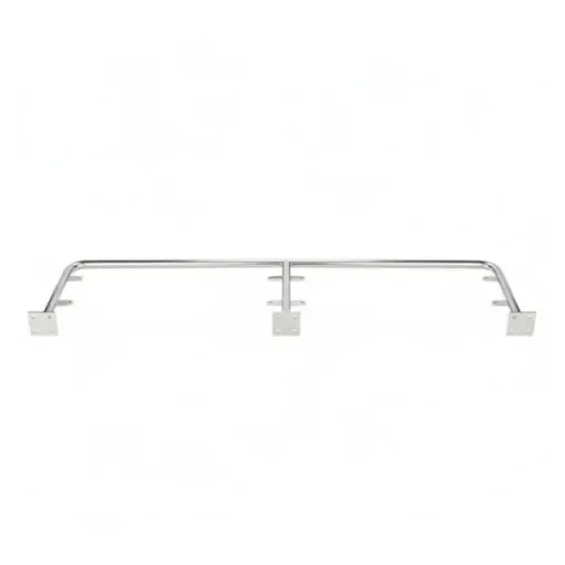 Ryck fixed stainless steel backrest rail - MET1576 product image