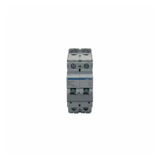 Hager MCB 2P 6/10kA D-10A 2M electrical switch - NGN210 product image