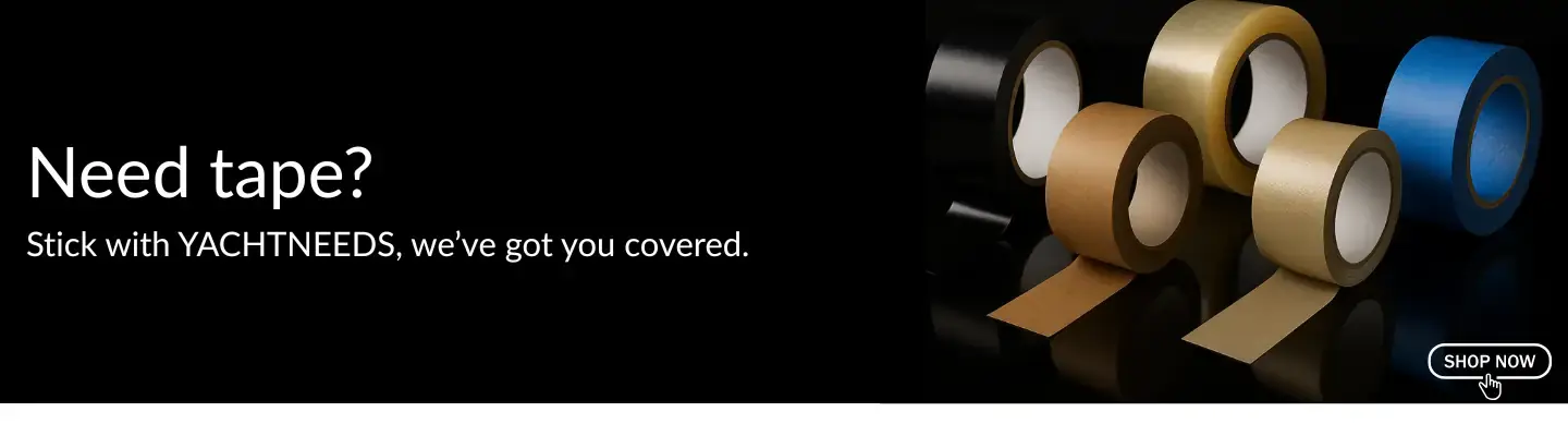 Tapes and adhesives for yachts and boats