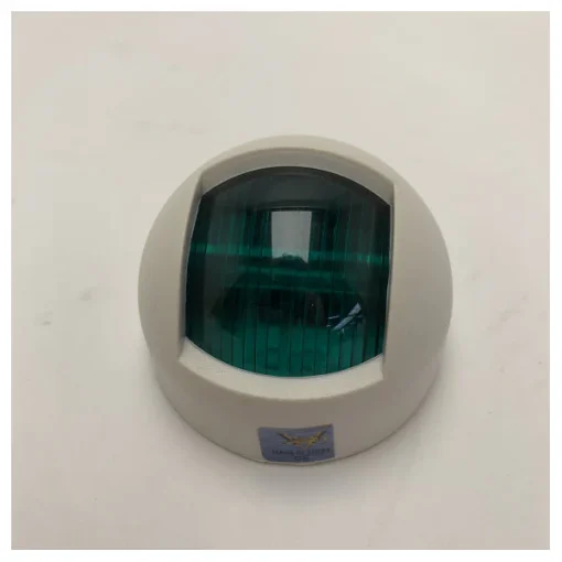Compact Green Port Side Marine Navigation Light 12/24V - 93002G product image