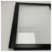 Quicksilver and Uttern Central Black Opening Windshield for D57 and Q595 - D57/595CRCTR product image