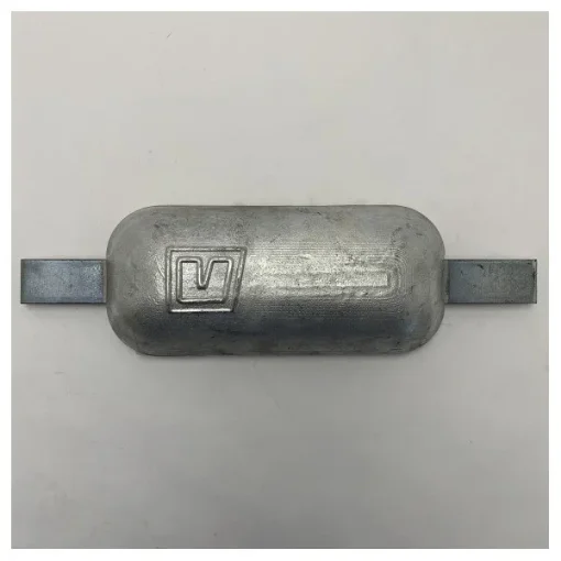 Vetus WOA004A Zinc Anode Block for Marine Corrosion Protection Weld-On 1.45KG product image