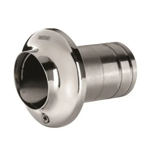 Vetus TRC90S Stainless Steel Marine Exhaust Outlet Tru-Hull with Check Valve 90 mm product image