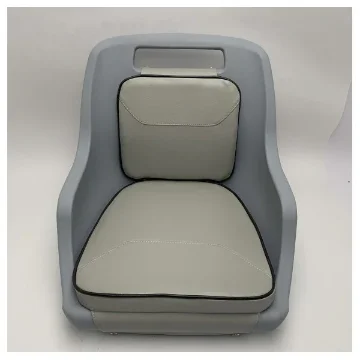 <div>Vetus Grey Pilot BoatSeat with Cushions White Outdoor</div> product image