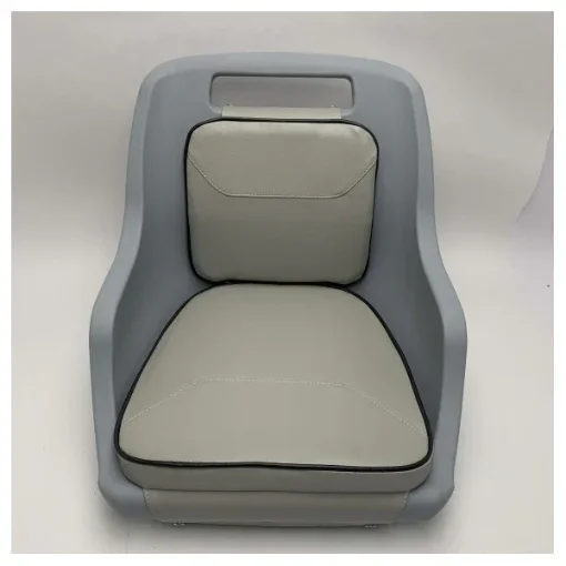 <div>Vetus Grey Pilot BoatSeat with Cushions White Outdoor</div> product image