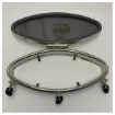 Allufer Tempesta stainless steel oval porthole opening - 114A - RDL-FXD product image