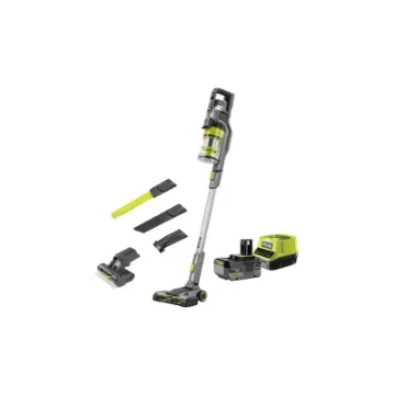 Ryobi 18V Cordless Stick Vacuum - 30AW - 600mL - 4.0Ah Battery and Charger - with Accessories - RSVS18-1C40G product image