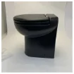 Planus Stilo Plus 530 High Electric Marine Toilet Black with Soft Close 24V product image