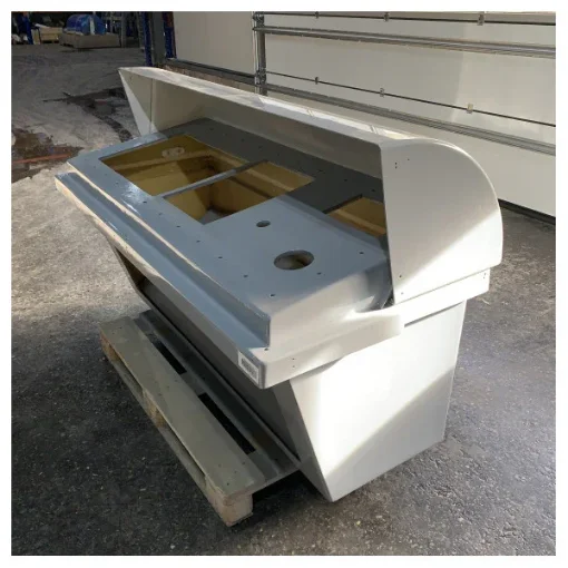 Flybridge GRP Bridge Navigation Console with Cover Grey - L173 x W80 x H108 product image