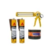 Sika Tile Covering Kit Bitumen Waterproofing Strip 100mm X 3m - Flexible Adhesive Sealant 300ml x2 - Manual Cartridge Gun product image