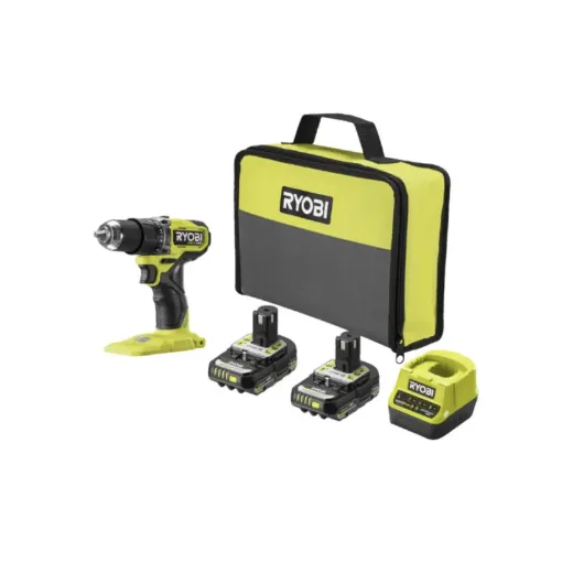 Ryobi 18V Drill - 2 X 2.0Ah Batteries and Charger - RDD18C1-220S product image