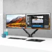 Picture of Other - Maclean 2 Monitor Mount, Gas Spring, 13"-27", 7kg, Black, MC-861N