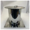 ATEP Electric Table Pedestal AISI316 H690-H340 3 stages - 24V - 20.18898B/INOX product image