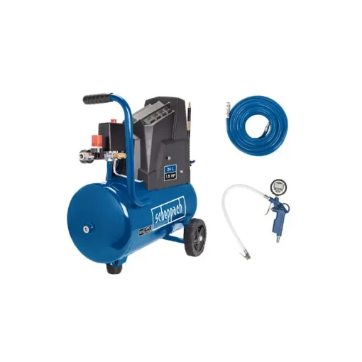 Scheppach Compressor Pack - 24L - 1100W - HC30ox - 15m Hose - Digital Display Tyre Inflating Handle product image