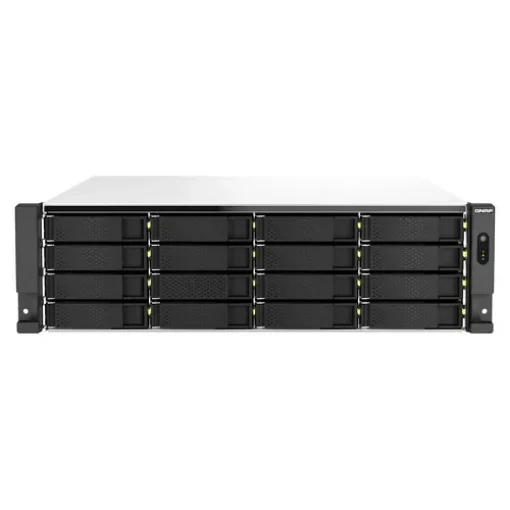 Picture of Qnap TS-H2287XU-RP Nas Rack (3U) Intel Xeon E E-2378 64 Gb DDR4 0 Tb Quts Hero Black, White - Tsh2287xurpe237864g